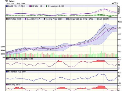 Biểu đồ kỹ thuật VN-Index. Nguồn: VCBS.