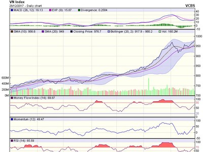 Biểu đồ kỹ thuật VN-Index. Nguồn: VCBS.