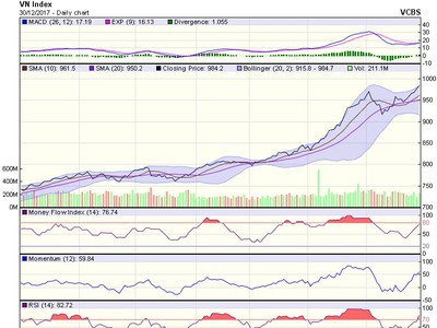 Biểu đồ kỹ thuật VN-Index. Nguồn: VCBS.