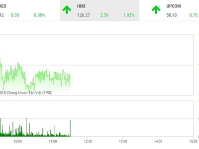 Phiên sáng 23/1: HOSE sập sàn, tiền chảy mạnh sang HNX