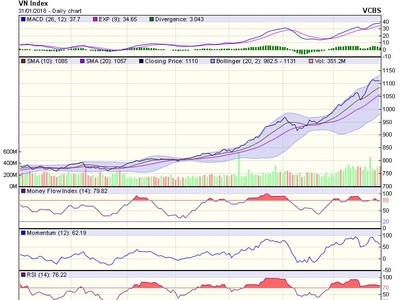 Biểu đồ kỹ thuật VN-Index. Nguồn: VCBS.