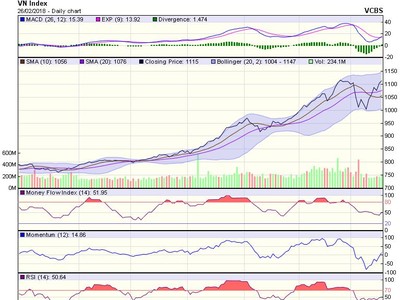 Biểu đồ kỹ thuật VN-Index. Nguồn: VCBS.
