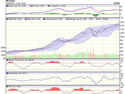 Biểu đồ kỹ thuật VN-Index. Nguồn: VCBS.