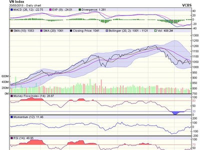 Biểu đồ kỹ thuật VN-Index. Nguồn: VCBS.