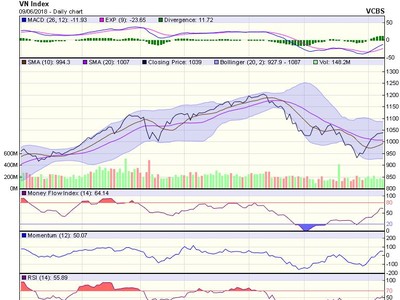 Biểu đồ kỹ thuật VN-Index. Nguồn: VCBS.