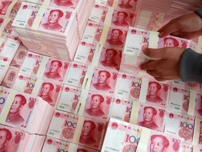 Đồng 100 nhân dân tệ của Trung Quốc. Ảnh: Internet.