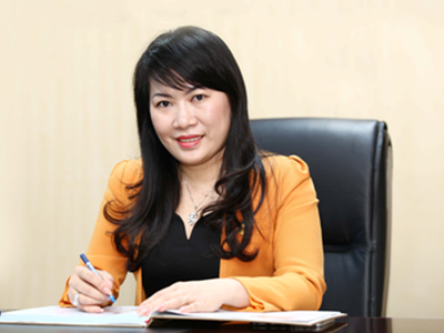 Bà Lương Thị Cẩm Tú, Thành viên Hội đồng quản trị Eximbank.
