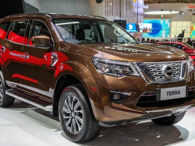 Nissan Terra tại triển lãm ôtô quốc tế Gaikindo Indonesia hồi tháng 8. Ảnh: Paultan. 