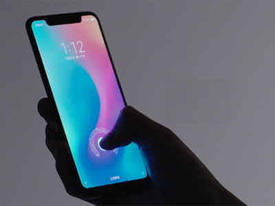 Xiaomi Mi 8 Explorer Edition thiết kế giống iPhone X nhưng có cảm biến vân tay dưới màn hình.
