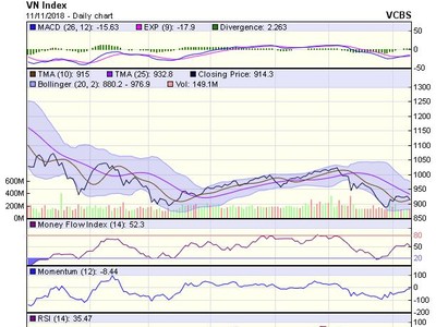 Biểu đồ kỹ thuật VN-Index. Nguồn: VCBS.