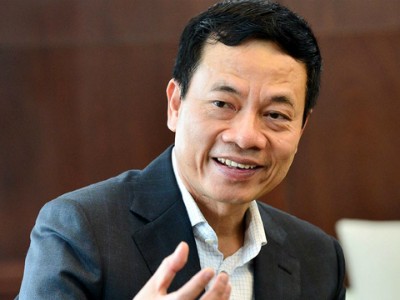 Bộ trưởng Nguyễn Mạnh Hùng nhận định Việt Nam có cơ hội đi đầu về IoT nếu đột phá về tư duy, chính sách và cách tiếp cận. Ảnh: Bộ TT&TT.