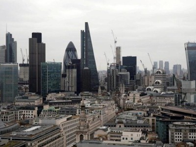 Một góc thủ đô London (Anh) - trung tâm tài chính của châu Âu. Ảnh: Reuters