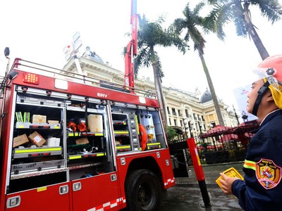 Dàn xe chữa cháy 22 triệu USD của Bộ Công an