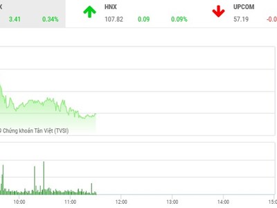 Phiên sáng 2/4: Tiền vào cổ phiểu nhỏ
