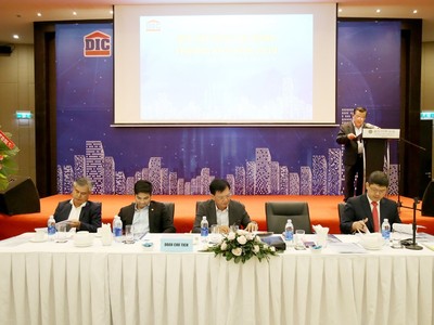ĐHCĐ Tập đoàn DIC đặt mục tiêu doanh thu hợp nhất 2.900 tỷ đồng, phát hành 100 triệu USD trái phiếu