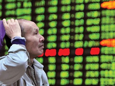 Màu xanh lá tượng trưng cho giá giảm tại chứng khoán Trung Quốc. Sự trái ngược này là vì đỏ được xem là màu may mắn trong văn hóa Trung Quốc còn xanh lá có ý nghĩa tiêu cực.