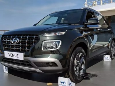 Hyundai Venua - crossover mới ra mắt tại Ấn Độ, giá từ 9.300 USD. Ảnh: Times of India.