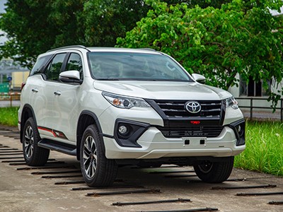 Toyota Fortuner bản lắp ráp tại nhà máy của hãng ở Vĩnh phúc. Ảnh: Toyota.