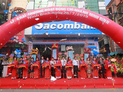Sacombank khai trương chi nhánh Ninh Bình