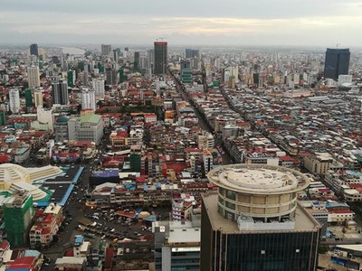 Thị trường bất động sản Campuchia đang bùng nổ. Ảnh: Bloomberg. 