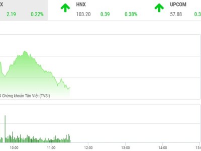 Phiên sáng 27/8: Lực bán lớn, cản bước VN-Index