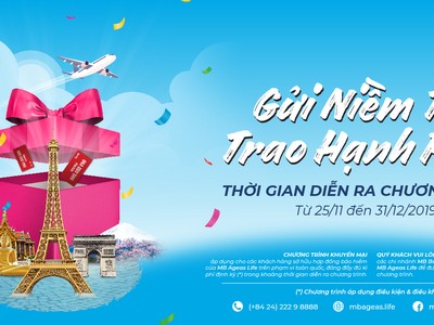 MB Ageas Life tung chương trình khuyến mại đặc biệt trong năm 2019