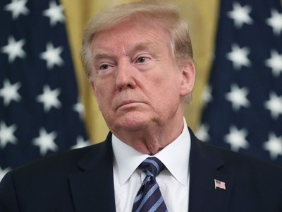 Tổng thống Trump tại cuộc họp báo ở Nhà Trắng ngày 30/4. Ảnh: Reuters.