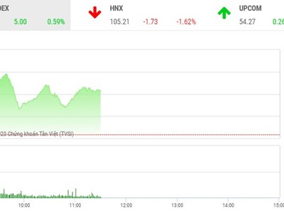 Giao dịch chứng khoán sáng 21/5: VN-Index gặp khó tại ngưỡng 860 điểm, SHB tiếp tục bị xả mạnh