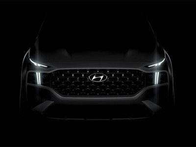 Thiết kế mới của Santa Fe 2021. Ảnh: Hyundai.
