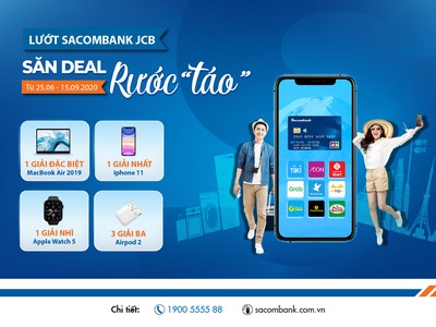 Lướt Sacombank JCB, săn deal, rước “táo”
