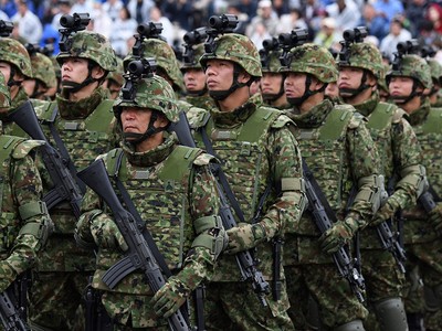 Do dân số già hoá, Lực lượng Phòng vệ Nhật Bản cũng gặp khó khăn trong công tác tuyển quân. Ảnh: Getty.