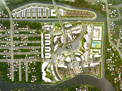 Quy hoạch tổng thể dự kiến khu đô thị Mizuki Park – 26ha.