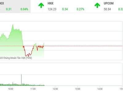 Giao dịch chứng khoán sáng 27/8: Tiền chảy hết vào cổ phiếu nhỏ, VN-Index lình xình