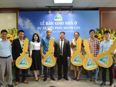 Lễ bàn giao nhà ở dự án Việt Phát South City ngày 08/10.
