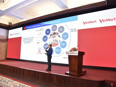 Ông Trương Công Thắng – Tổng giám đốc VinCommerce chia sẻ tại Hội nghị.