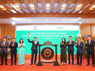 72,8 triệu cổ phiếu PRE chào sàn HNX, với giá tham chiếu 20.000 đồng/cổ phiếu