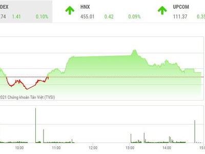 Giao dịch chứng khoán phiên chiều 21/12: Nhà đầu tư miệt mài tìm kiếm cơ hội ở nhóm cổ phiếu vừa và nhỏ