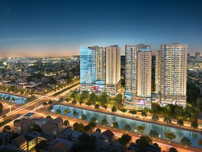 Những căn hộ “kề sông cận thủy” được ưu tiên lựa chọn với quan niệm dẫn nguồn tài lộc, phú quý cho gia chủ.