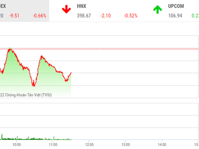 Giao dịch chứng khoán phiên sáng 25/1: Áp lực bán chưa dứt