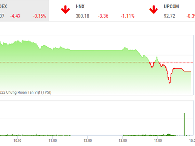 Giao dịch chứng khoán phiên chiều 11/8: Áp lực chốt lời diện rộng, VN-Index đảo chiều giảm