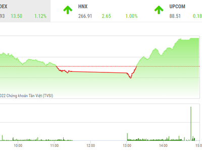 Giao dịch chứng khoán phiên chiều 20/9: Vùng hỗ trợ 1.200 điểm giúp VN-Index hồi phục mạnh
