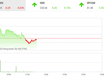 Giao dịch chứng khoán phiên sáng 30/5: Nhóm bất động sản khởi sắc