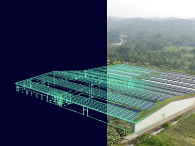 Mô hình nhà máy công nghệ cao được xây dựng ở Singapore.