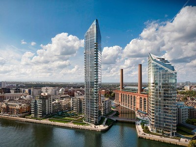 Tòa nhà Chelsea Waterfront bên sông Thames. Ảnh The Times.