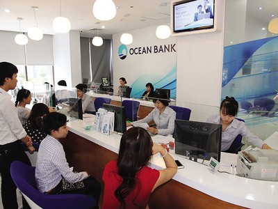 OceanBank sẽ được chuyển giao cho nhà băng khác theo hình thức mua bắt buộc. Ảnh: Đức Thanh.