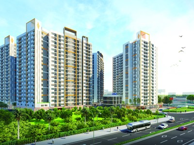 Phối cảnh tổng thể dự án Destino Centro tại cửa ngõ phía Tây TP.HCM.