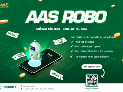 AAS ra mắt ứng dụng khuyến nghị đầu tư AAS ROBO hỗ trợ các nhà đầu tư hoàn toàn miễn phí