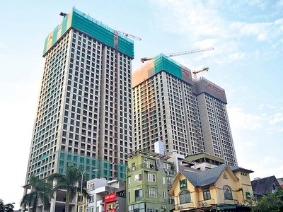 Dự án chung cư mới thuộc phân khúc giá rẻ gần như “tuyệt chủng” tại Hà Nội. Ảnh: Thanh Vũ.