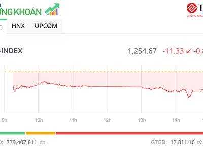 Chịu ảnh hưởng từ bên ngoài, VN-Index giảm hơn 11 điểm