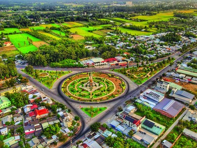 Cửa ngõ TP. Trà Vinh.